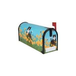  Cat In Bloom Magnetic Mailbox Cover Patio, Lawn & Garden