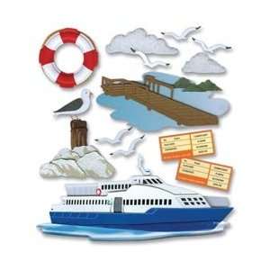  Boutique Dimensional Stickers   Ferry Trip Ferry Trip