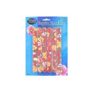 Salon collections Emery Board Set With Flower Design   6 Ea / Pack, 24 