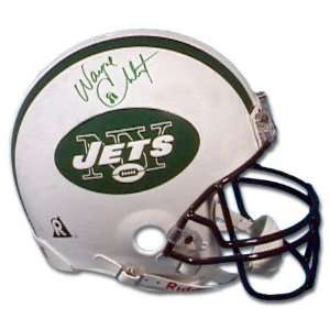  Wayne Chrebet New York Jets Autographed Helmet: Sports 