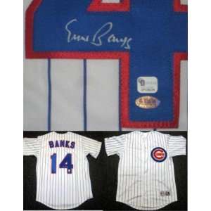 Signed Ernie Banks Uniform   GTSM GAI COA HOF   Autographed MLB 