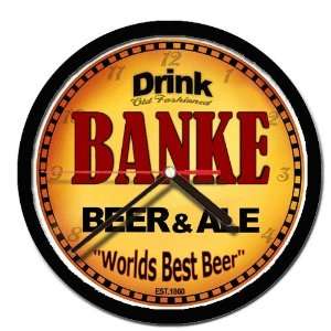  BANKE beer and ale cerveza wall clock 