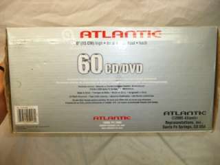 atlantic 60 cd/dvd hard case 2005 76305048 new in original box never 