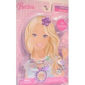  Barbie Glamour Jewelry Set Purple: Toys & Games