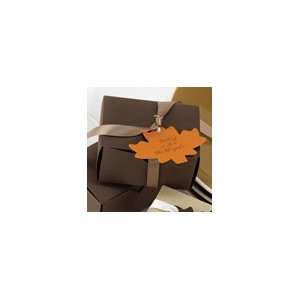  leaf favor tags w/ 3 lines   spice maple Health 
