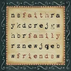  Kim Klassen   Faith Family Friends Word Search Canvas 