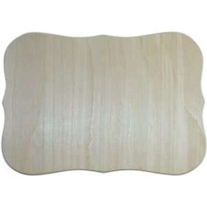   10 1/2 Inch Unfinished Wood Baltic Birch Plaque, Roman