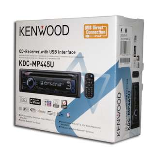 Kenwood KDC MP445U In Dash CD/MP3/WMA Car Receiver 2011 019048187833 