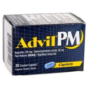  Advil PM Ibuprofen Caplets   20 ct