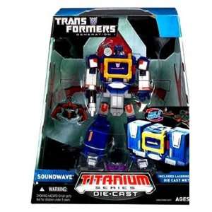  Transformers Titanium Series Deluxe  Soundwave Action 
