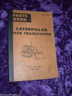 Caterpillar 955K Traxcavator Parts Manual  