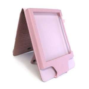  JAVOedge Pink Croc Flip Case for the Sony Reader 505 