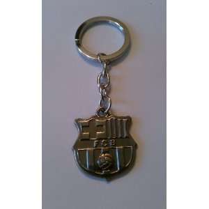  FC Barcelona Metal Keychain (Silver) 