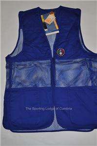 BERETTA BLUE TRIDENT TRAP VEST SHOOTING XXL  