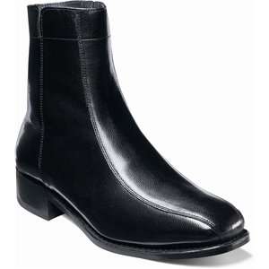   FLORSHEIM CHATMAN BLACK MENS DRESS BOOTS SHOES 11 W [Apparel]: Shoes