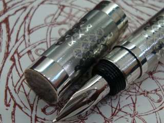 OMAS DA VINCI LIMITED EDITION SILVER FOUNTAIN PEN ＃0354/1000 Medium 