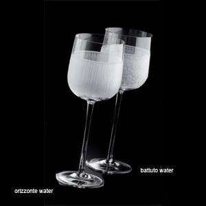  battuto water glass set of 6 by salviati