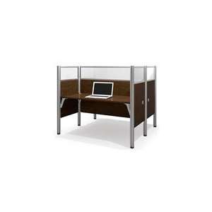 Bestar Pro Biz Double Face to Face Workstation with Privacy Panels in 