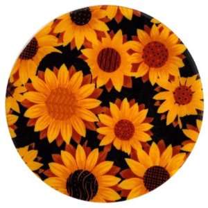  Andreas TR 909 8 Inch Silicone Trivet, Gold Sunflower 