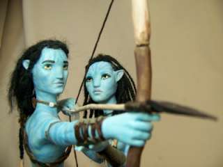 OOAK Navi Avatar Neytiri and Jake fantasy art by Kate Sjoberg  