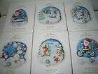 2008 2009 Hallmark HAPPY TAPPERS Complete Set of 5  