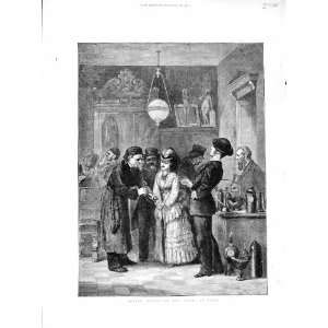  1872 Buying Relics Siege Paris France Shopping Print