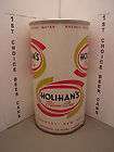 HOLIHANS PILSENER STRAIGHT STEEL PULL TAB BEER CAN #76 39 B NEW HAVEN 