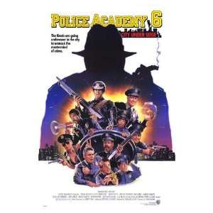  Police Academy 6: City Under Siege Original Movie Poster 