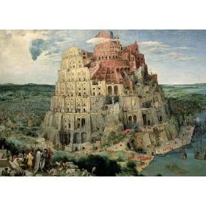  The Tower of Babel 1000 Piece Mini Puzzle: Toys & Games