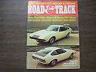 Road & Track Magazine Electronic Ignition Systems: How good? Sept 1972 