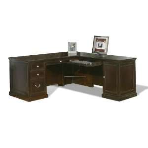  Martin Furniture Fulton Compact LDesk with Right Return 