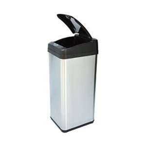   Square Extra Wide Opening Touchless Trash Can MX: Home & Kitchen