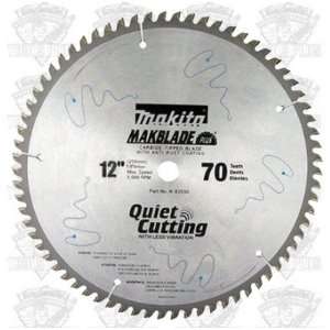 Makita A 94443 MakBlade Plus 12 Inch 70 Tooth ATB Quiet Cutting Miter 