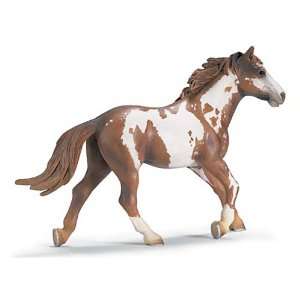 Pinto Stallion ~4 Mini Figure: Schleich Farm Life Horses 