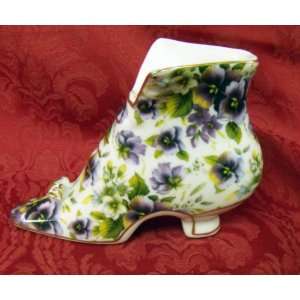   by Baum Brothers Victorian Boot Rosebud Vase 