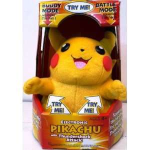  Pokemon Electronic Pikachu with Thundershock Attack!: Toys 
