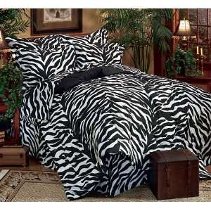  Full Zebra Bed In A Bag Set: Home & Kitchen