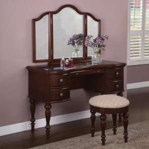  Powell Marquis Cherry Bedroom Vanity Set: Home & Kitchen