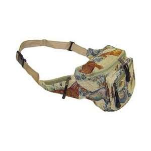  Horse Motif Tapestry Fanny Pack