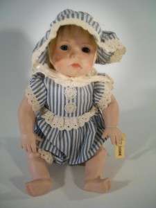 Seymour Mann Porcelain Baby Doll Baby Sunshine Sitter  