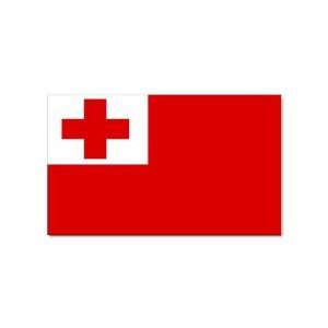  Tonga Flag Sticker 