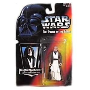 Star Wars Power of the Force Ben Kenobi Red Card Action Figure with 