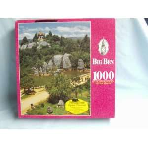 Big Ben 1000 Piece Jigsaw Puzzle Titled, Stone Forest, Yunnan, China