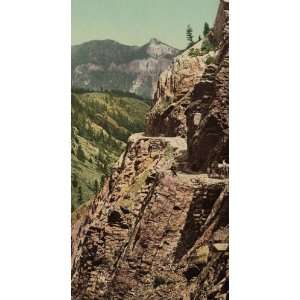   Travel Poster   Ouray and Silverton toll road 24 X 13 