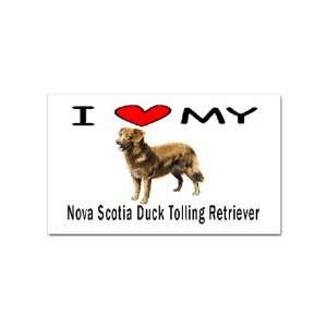  I Love My Nova Scotia Duck Tolling Retriever Rectangular 