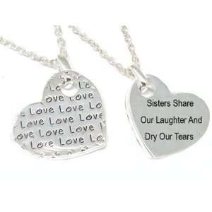  Sisters Share Our Laughter & Dry Our Tears By TOC Jewelry