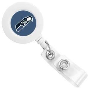    Seattle Seahawks Retractable Ticket Badge Holder: Office Products