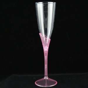  Cerise Plastic Toasting Flute  1 Count