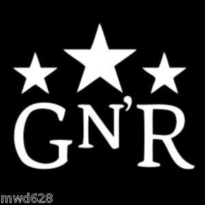 GUNS N ROSES GNR ROCK BAND DECAL STICKER WINDOW  