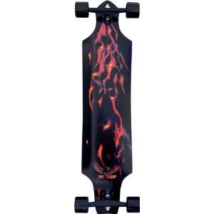  Dregs 40 Uptown Push Flame Longboard 10x39 Sports 